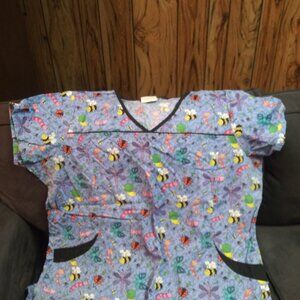 Plus Sized Scrub Top